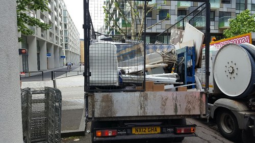 Properly placed skip for waste disposal in Harrow